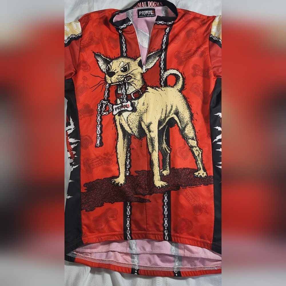 Vintage 1997 Primal Wear Primal Dogma  Cycling Jersey
